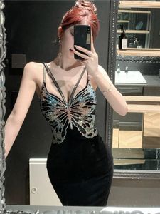 Luxury High-End Butterfly Diamond Suspender Evenin
