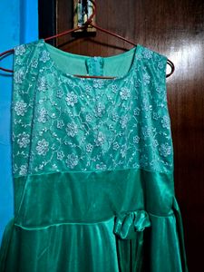 Sea Green Party Frock