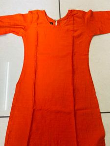 Orange Kurta
