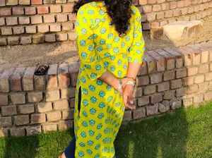 It&#39;s Two Kurtis - Pink Lucknow Chikankari ,Yellow