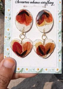 Hand made Resin Earing