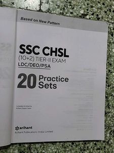 SSC CHSL Exam Prep Book