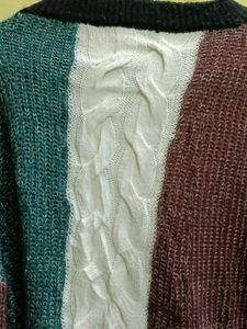 Woolen Multi colour Top