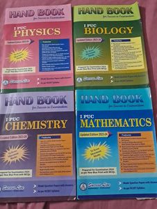 IPUC Handbooks - Physics, Biology, Chemistry, Math