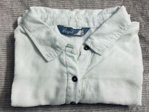 PEOPLE - Casual Light Green Shirt