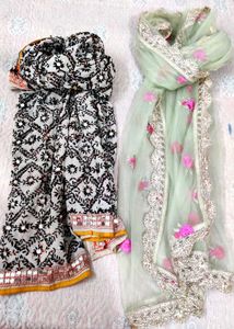 Embroidered Dupatta ✨💚🖤