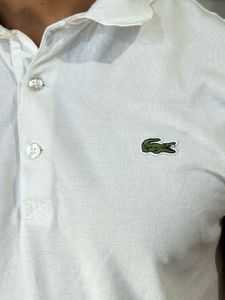 Lacoste Classic White Pique Polo