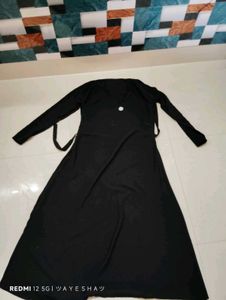 Elegant Black Abaya Dress
