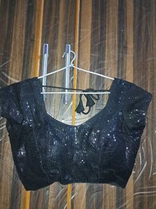 Sparkling Black Blouse