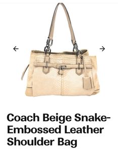 Authentic Coach Bag