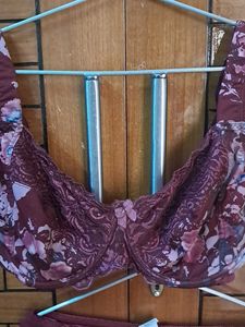 Combo Of  Five  Imported Fabric Bra N Panty