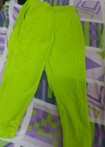 green kurta set