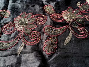 Embroidered Black Kurta
