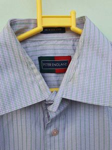 💎 Peter England Checked Formal Shirt 💎