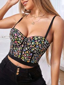 Sparkly Embellished Corset Top