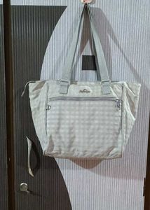 Kipling Checked Tote Bag