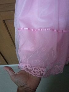 Beautiful Party Wear Pink Frock
