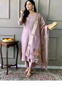 Elegant Lavender Salwar Kameez