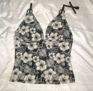 Coral Bay Y2k Beach Wear Backless Top
