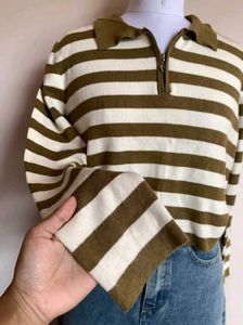 Striped Long Sleeve Top