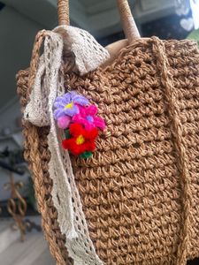 Flower Bouquet Bag Charms