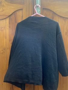 Trendy Black Overcoat