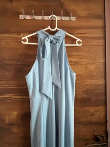 Little Mistress Light Blue Maxi Dress