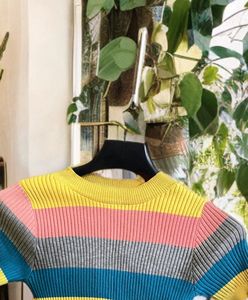 Striped Ribbed Knit Top