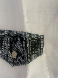 Designer Shirt  With Black Shimmery Material