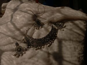 Diamond Coker/ Necklace With Earrings Sets