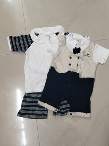 Baby Romper Set - 2 Outfits