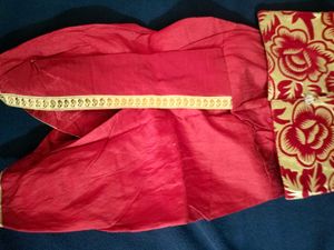 Boys Festive Red Jacket And Dhoti
