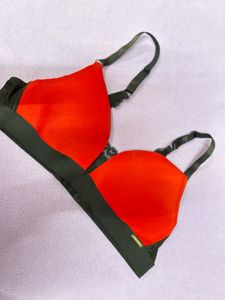 Red &amp; Black Bra