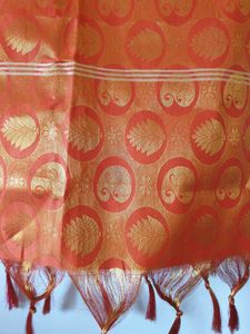 Vibrant Red And Gold Palette Dupatta
