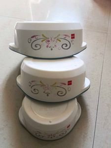 Set Of Three Castrol | Hot And Cold Pot