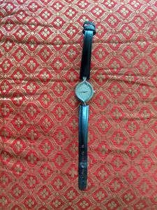 Raga Titan Watch, black strap