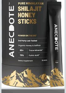 Anecdote Shilajit Honey Sticks For Immunity