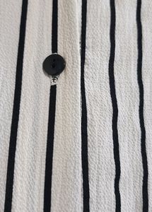 Black And White Stripes Top