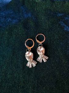 Silver Crystal Earrings