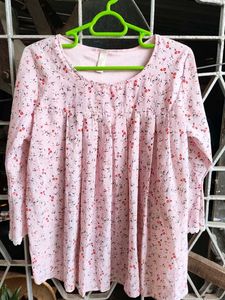 pink floral tops for women
