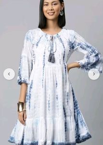 PRICE DROPPED😊FLARED KURTA WITH TIE UP