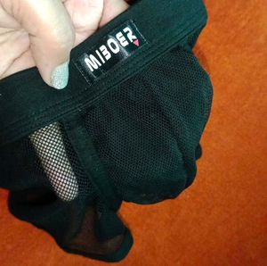 Men&#39;s Mesh Boxer Briefs With Bulge Pouch