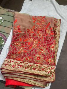Embroidered Saree - Elegant Ethnic Wear