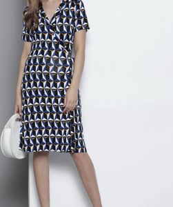 Printed Casual Drape Dress