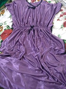 silky smooth long night dress