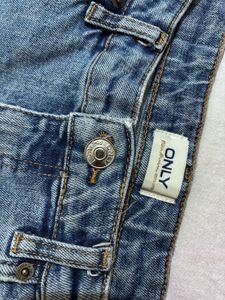 Only Brand Blue Straight Fit Denim