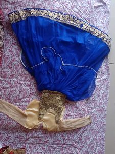 Blue Long Frok