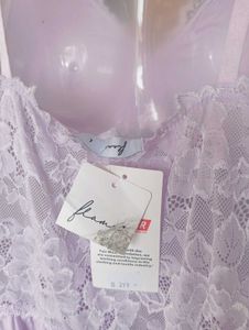 Lace Trim Slip Dress