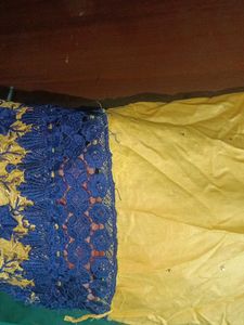 Yellow Embroidered Kurta