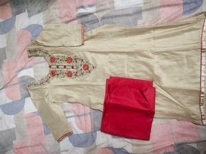 Elegant Kurta With Unstitched Pant